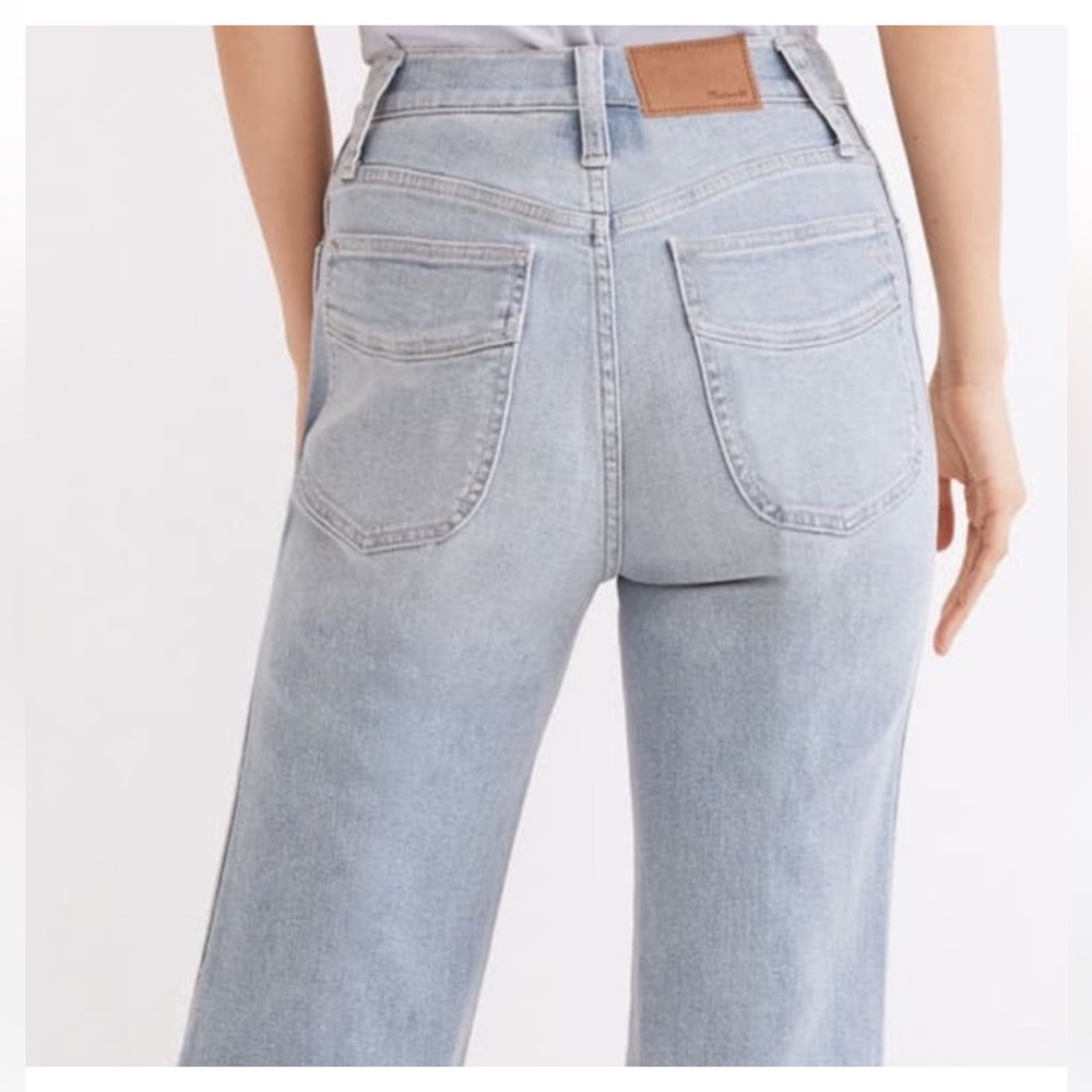 Madewell Flare Knee Rip Jeans - Picture 4 of 9